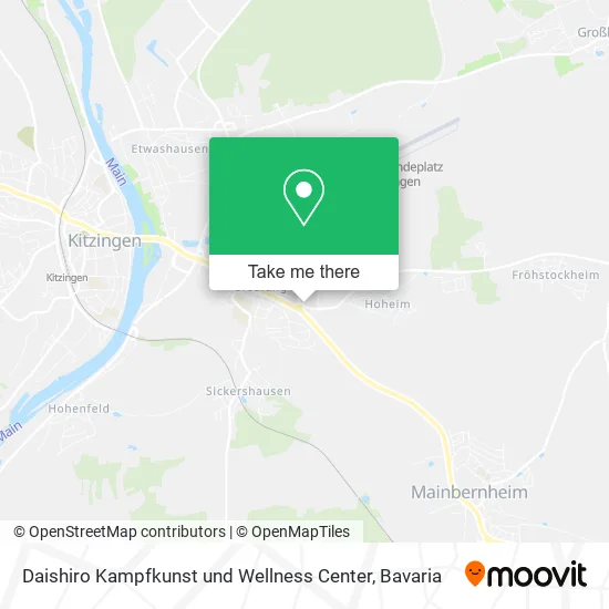 Карта Daishiro Kampfkunst und Wellness Center