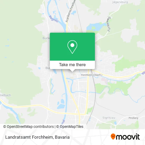Карта Landratsamt Forchheim