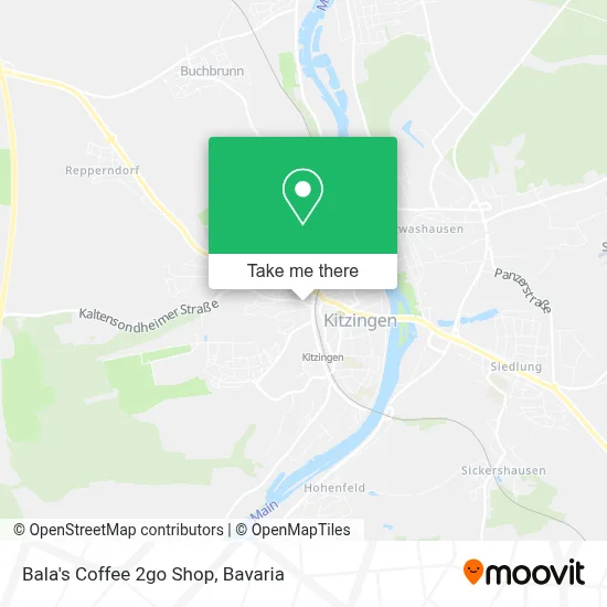 Bala's Coffee 2go Shop map
