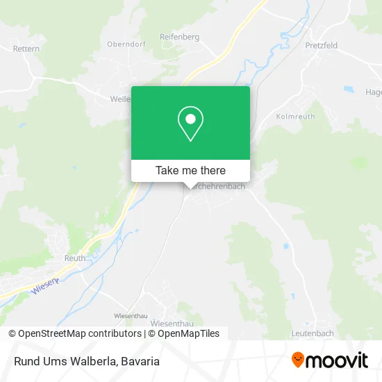 Карта Rund Ums Walberla