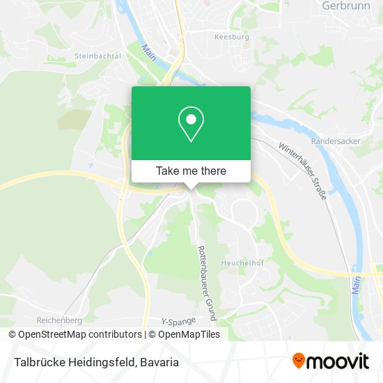 Talbrücke Heidingsfeld map