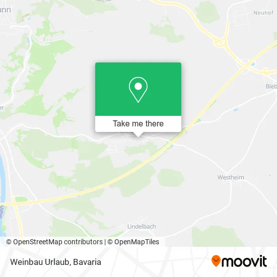 Карта Weinbau Urlaub