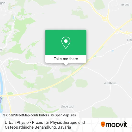 Карта Urban.Physio - Praxis für Physiotherapie und Osteopathische Behandlung