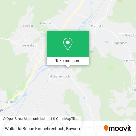 Walberla-Bühne Kirchehrenbach map