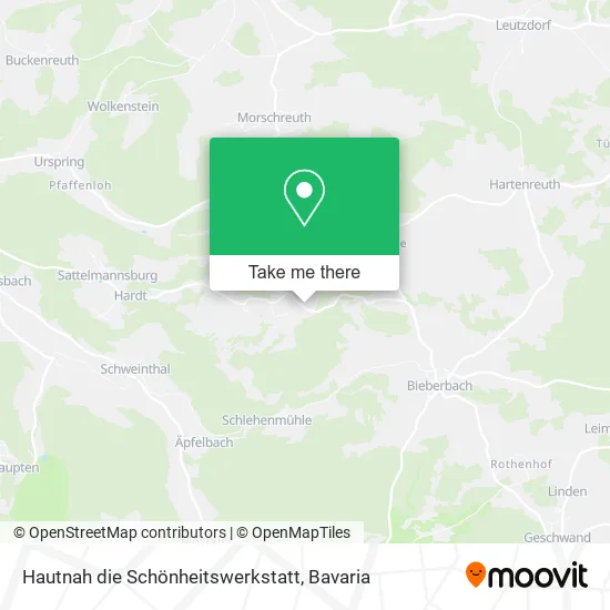 Карта Hautnah die Schönheitswerkstatt