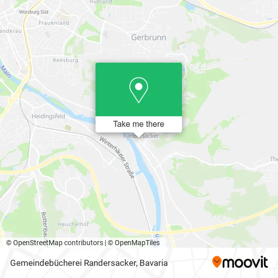 Карта Gemeindebücherei Randersacker