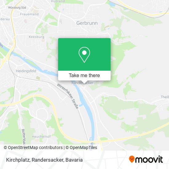 Kirchplatz, Randersacker map