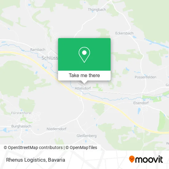 Карта Rhenus Logistics