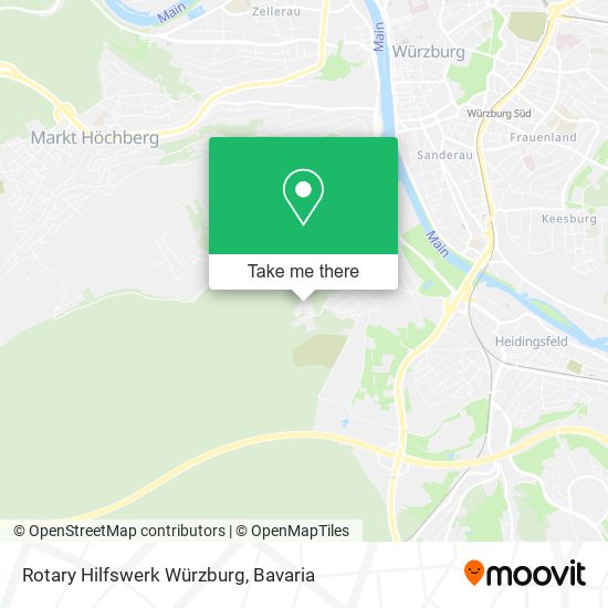 Rotary Hilfswerk Würzburg map