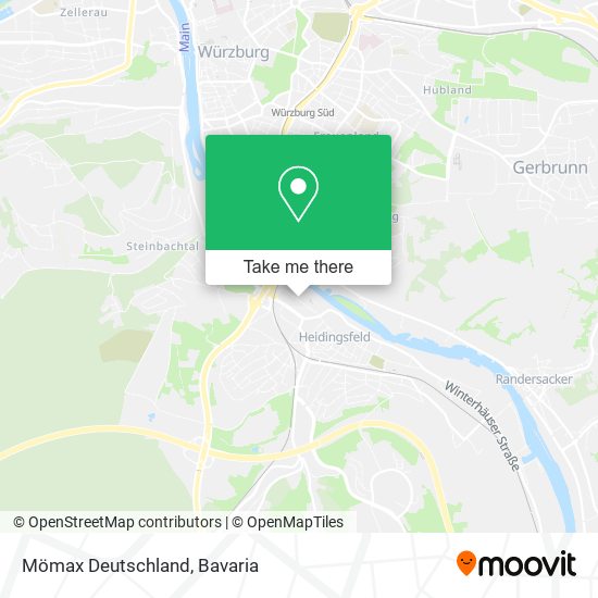 Mömax Deutschland map