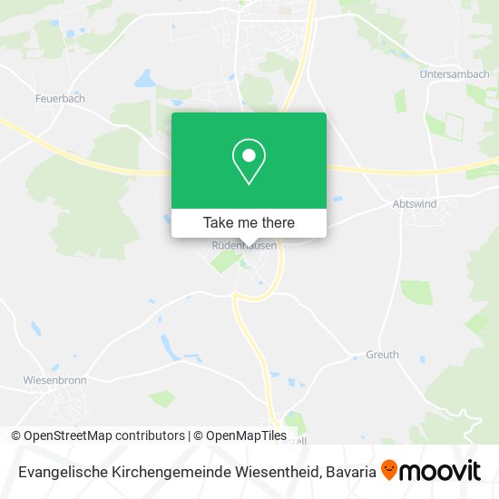 Evangelische Kirchengemeinde Wiesentheid map