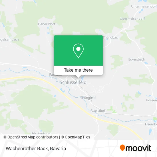 Карта Wachenröther Bäck