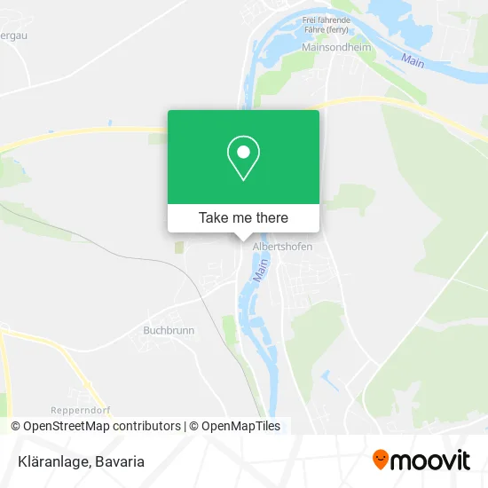Карта Kläranlage