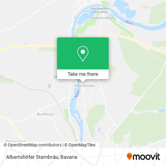 Albertshöfer Sternbräu map