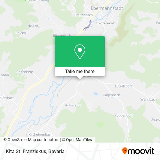 Kita St. Franziskus map