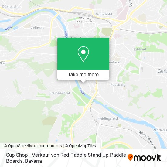 Sup Shop - Verkauf von Red Paddle Stand Up Paddle Boards map