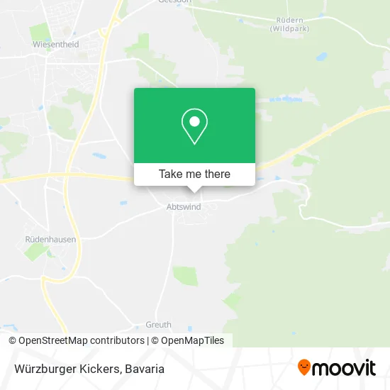 Карта Würzburger Kickers