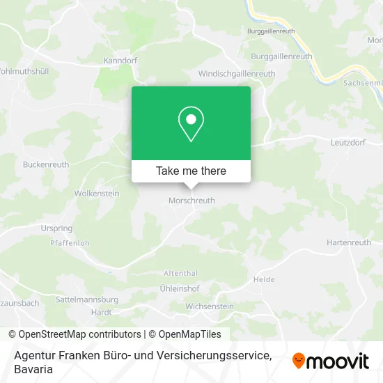 Карта Agentur Franken Büro- und Versicherungsservice