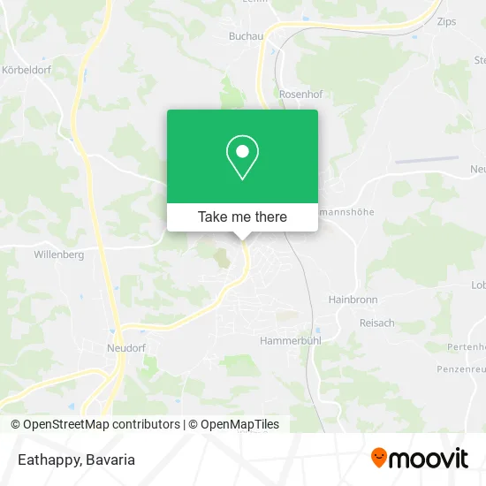 Карта Eathappy