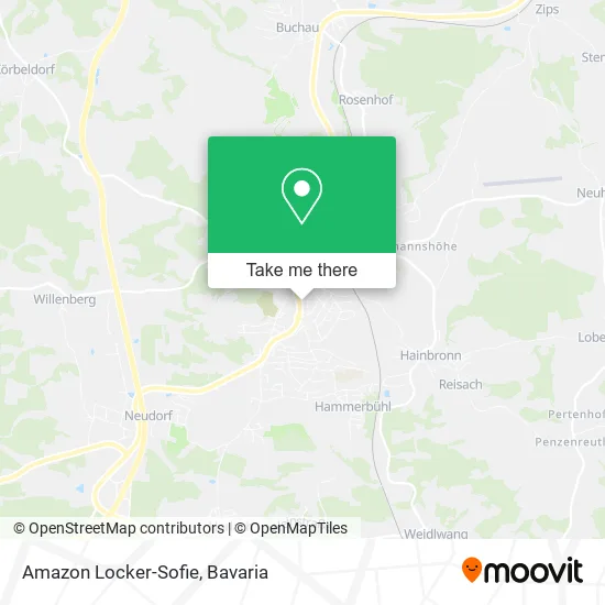 Карта Amazon Locker-Sofie