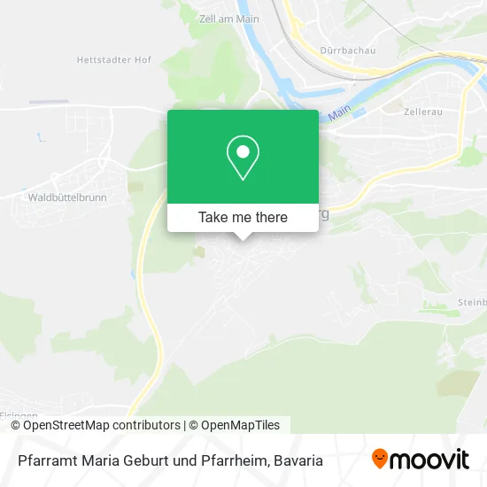 Карта Pfarramt Maria Geburt und Pfarrheim
