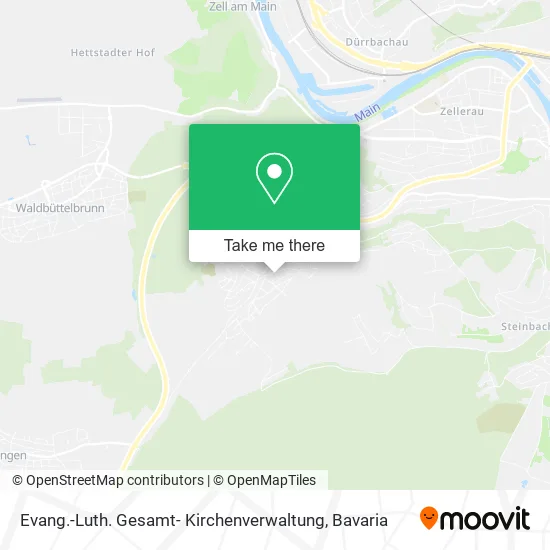 Карта Evang.-Luth. Gesamt- Kirchenverwaltung