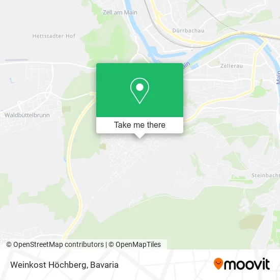Карта Weinkost Höchberg