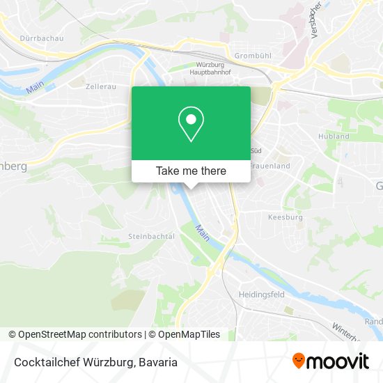 Cocktailchef Würzburg map