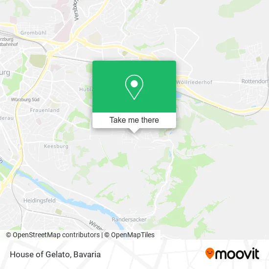 House of Gelato map
