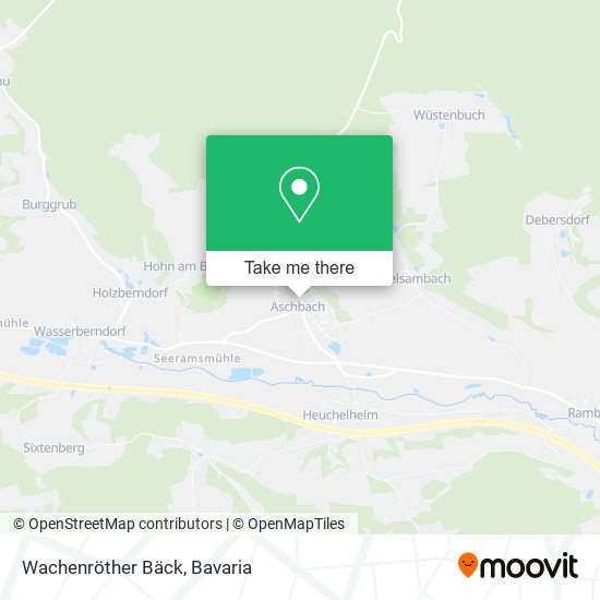 Карта Wachenröther Bäck