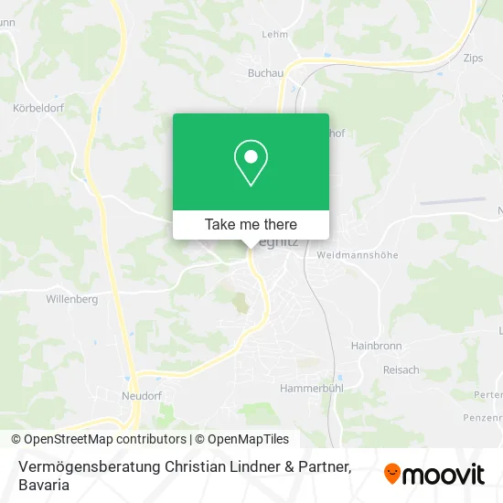 Карта Vermögensberatung Christian Lindner & Partner
