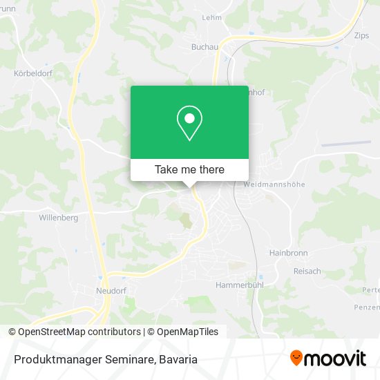 Produktmanager Seminare map