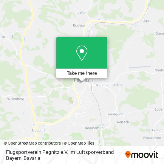 Flugsportverein Pegnitz e.V. im Luftsporverband Bayern map