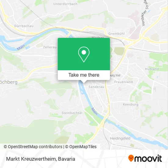 Карта Markt Kreuzwertheim