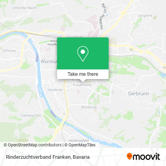 Rinderzuchtverband Franken map