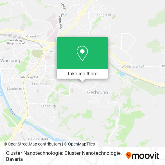 Карта Cluster Nanotechnologie: Cluster Nanotechnologie