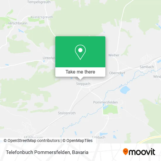 Карта Telefonbuch Pommersfelden