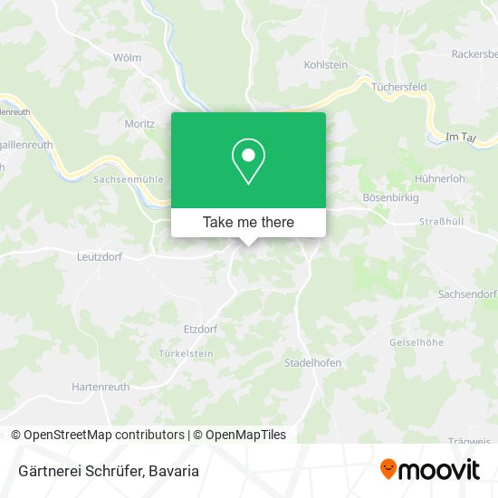 Gärtnerei Schrüfer map