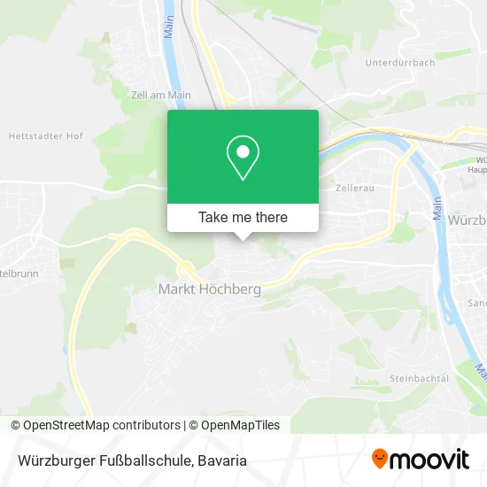 Карта Würzburger Fußballschule
