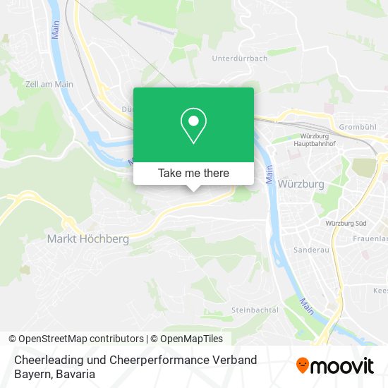 Cheerleading und Cheerperformance Verband Bayern map