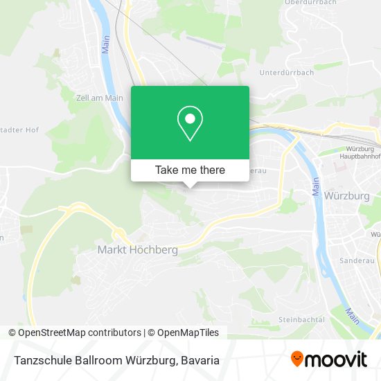 Tanzschule Ballroom Würzburg map