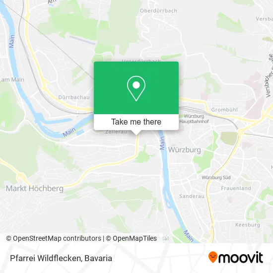 Карта Pfarrei Wildflecken