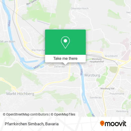 Карта Pfarrkirchen Simbach