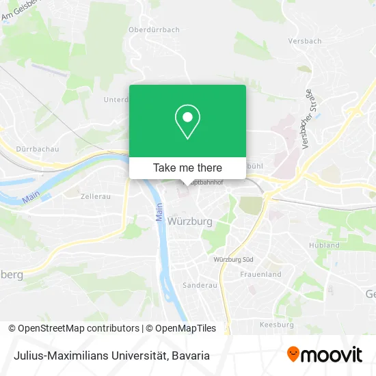 Карта Julius-Maximilians Universität