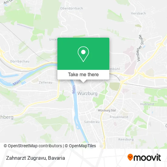 Карта Zahnarzt Zugravu
