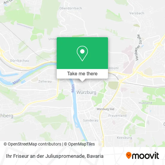 Карта Ihr Friseur an der Juliuspromenade