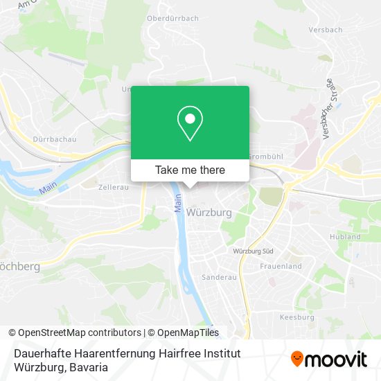 Dauerhafte Haarentfernung Hairfree Institut Würzburg map