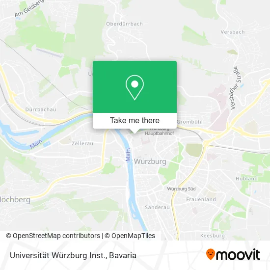 Карта Universität Würzburg Inst.