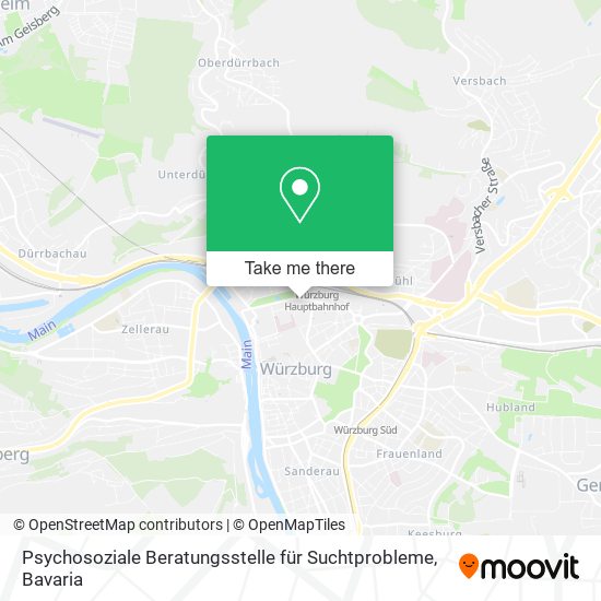 Psychosoziale Beratungsstelle für Suchtprobleme map