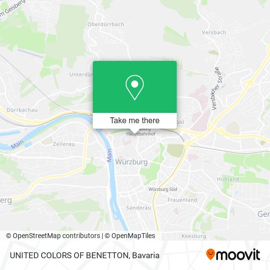 UNITED COLORS OF BENETTON map